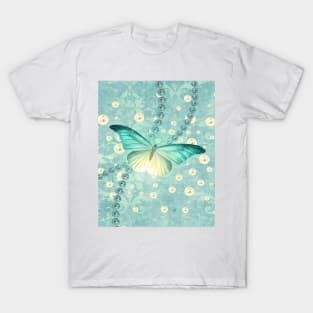 Seafoam Green Butterfly T-Shirt